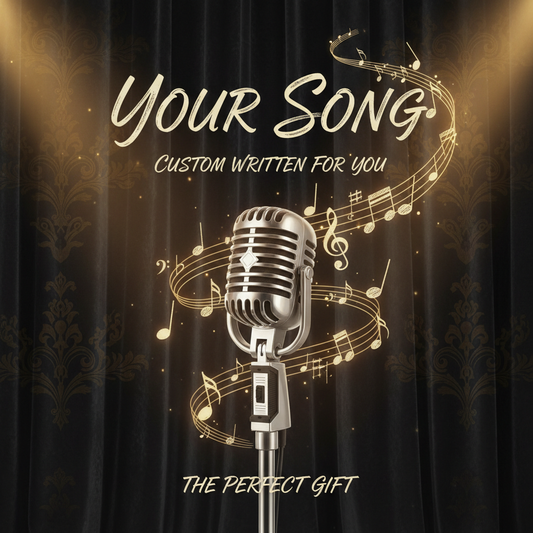 Custom written song - personalized music with MP3 and lyrics